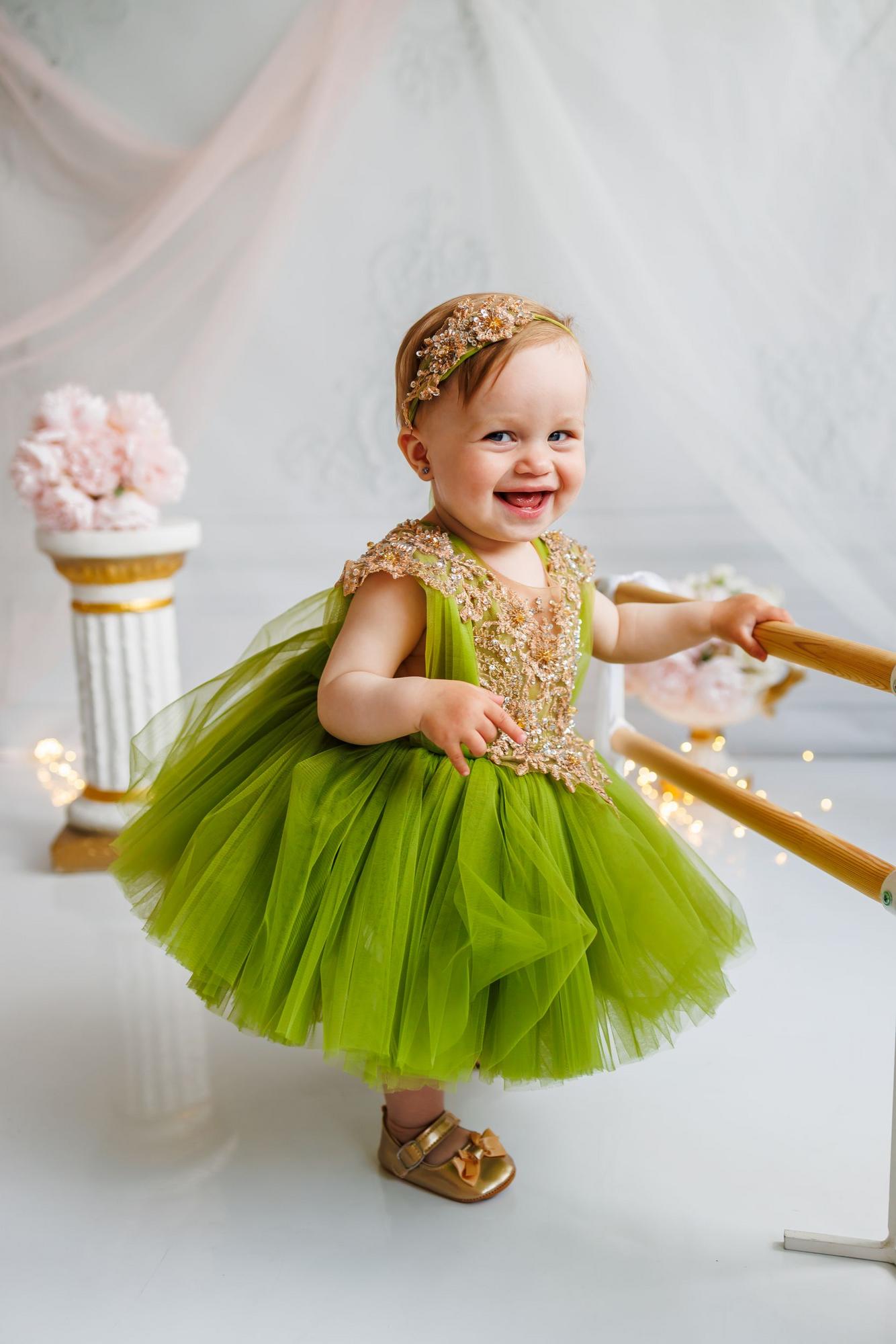 Платье Зеленый балет