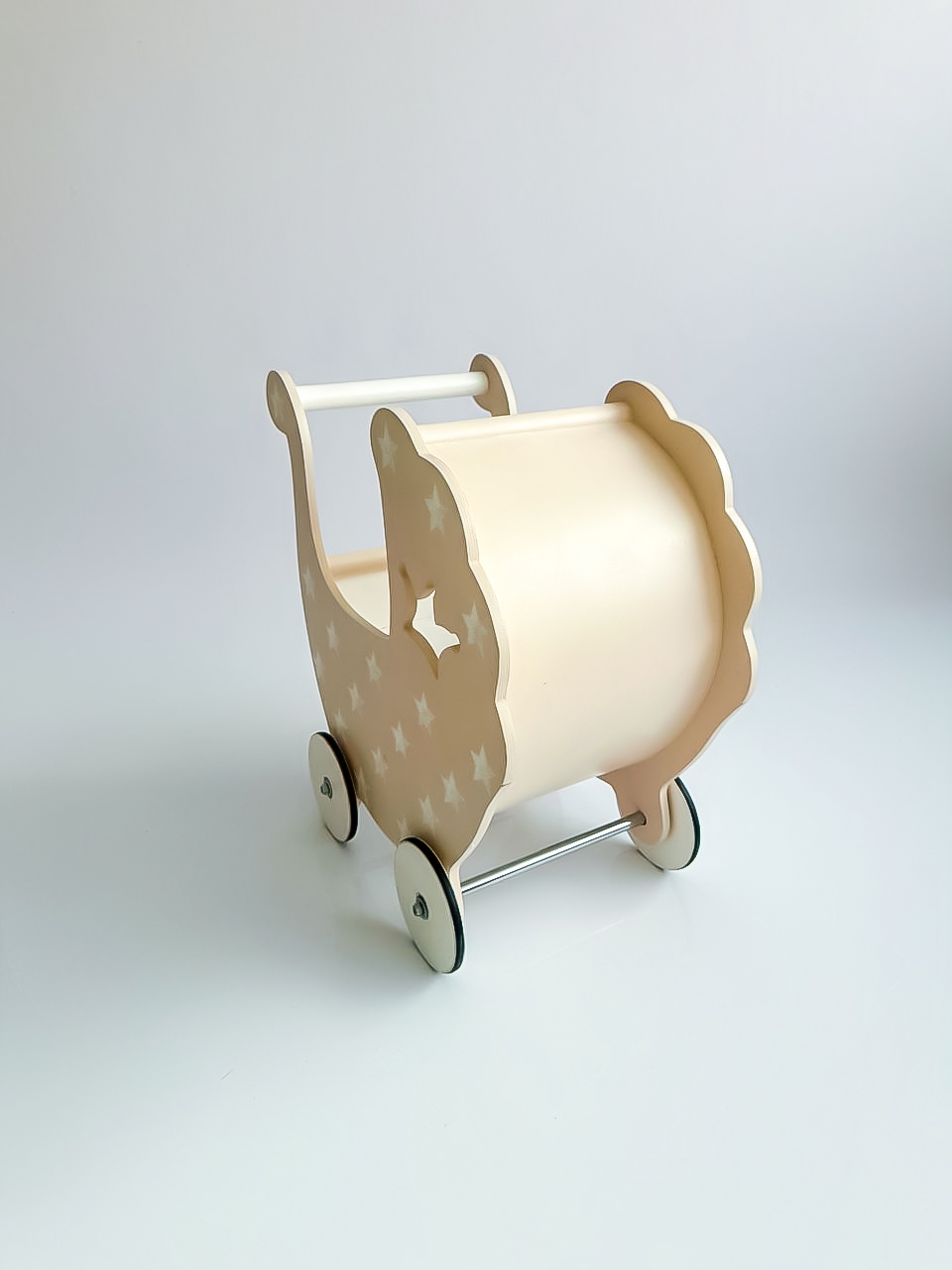 Коляска розовая