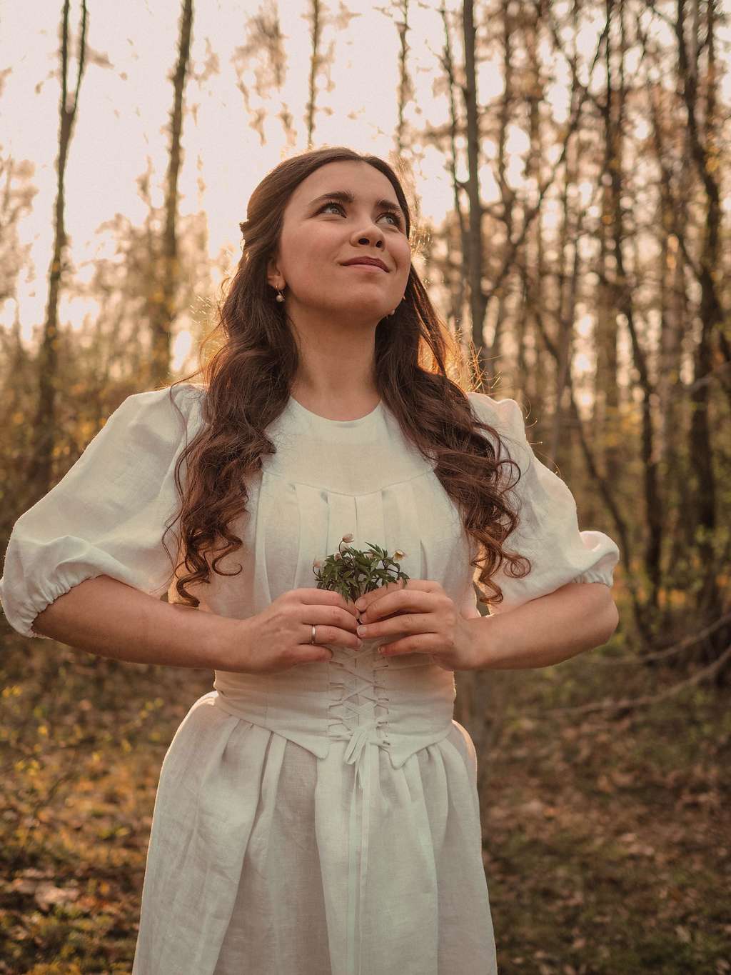 Платье "Диана" - белое