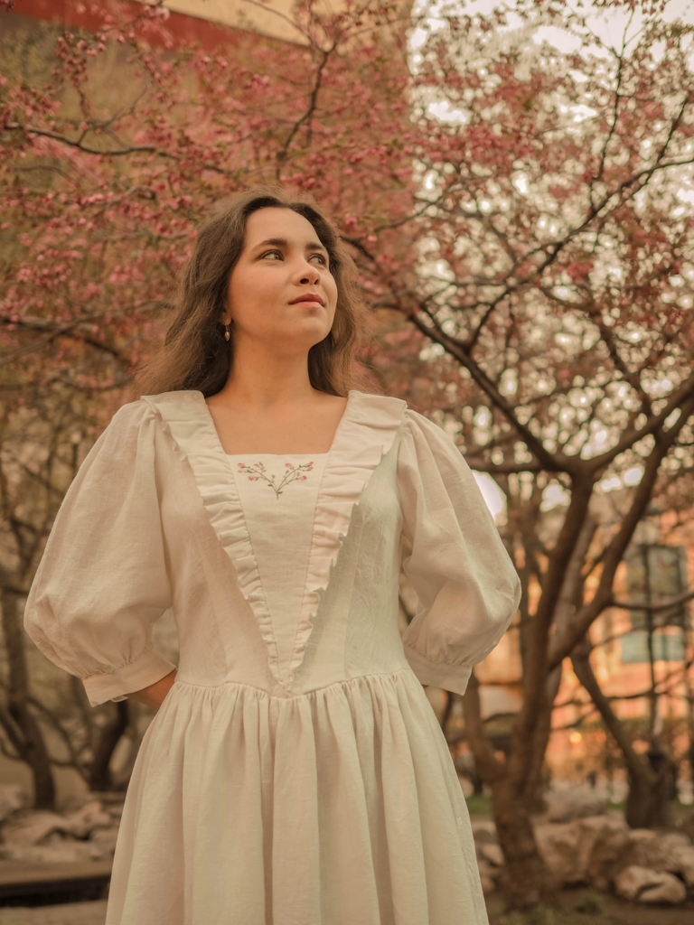 Платье "Таинственный сад" - Розы