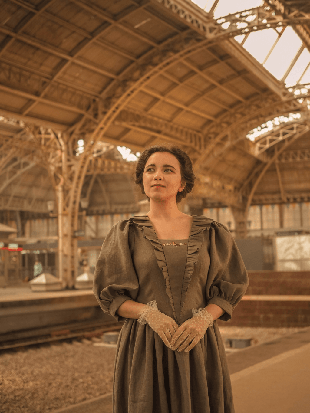 Платье "Таинственный сад" - Малиновка