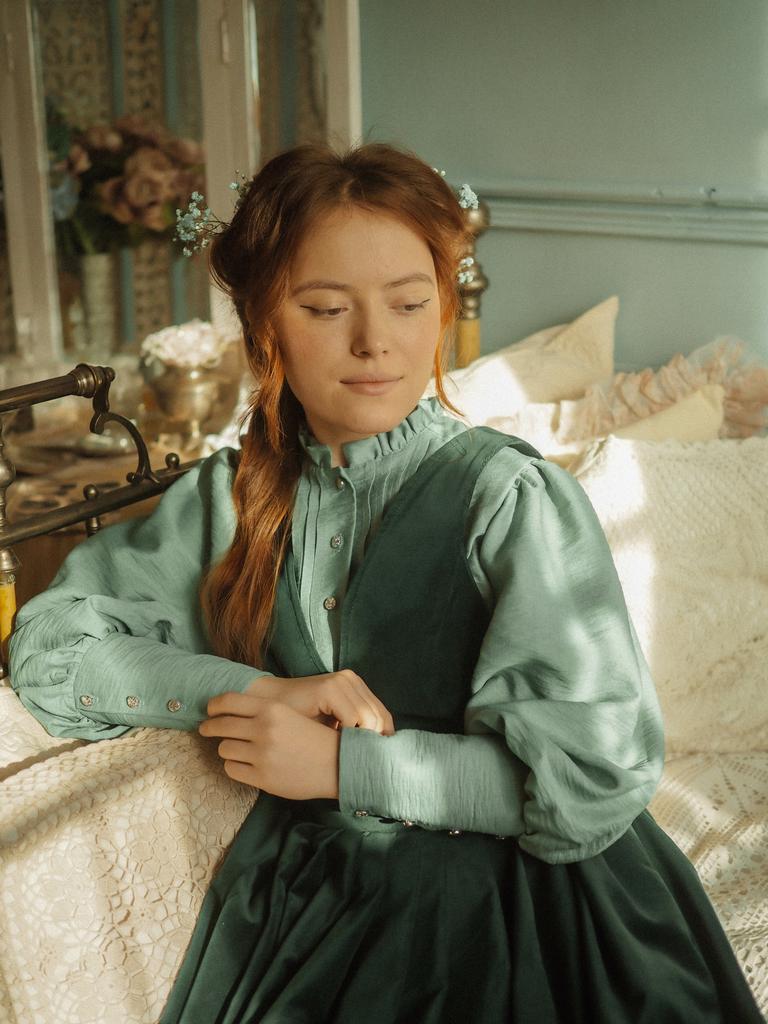 Блузка «Радость» - мятная вискоза крэш