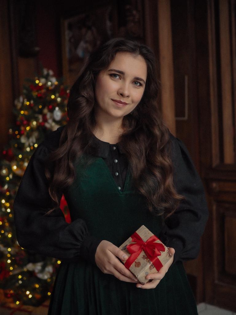 Блузка «Нежданное путешествие» – черный лён