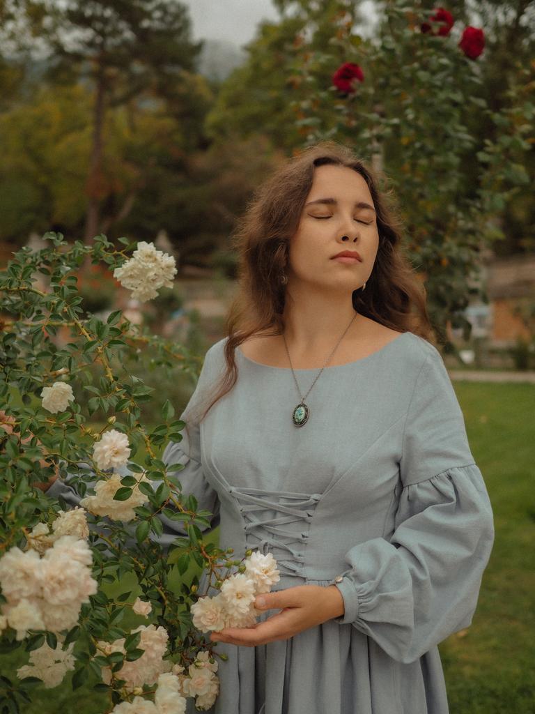 Платье "Луиза" из ледяной крапивы