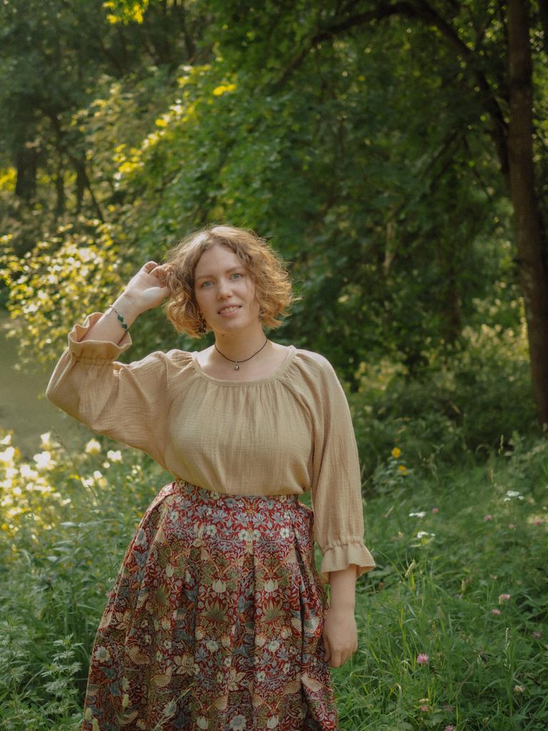 Блузка «Второй завтрак» - песочный муслин