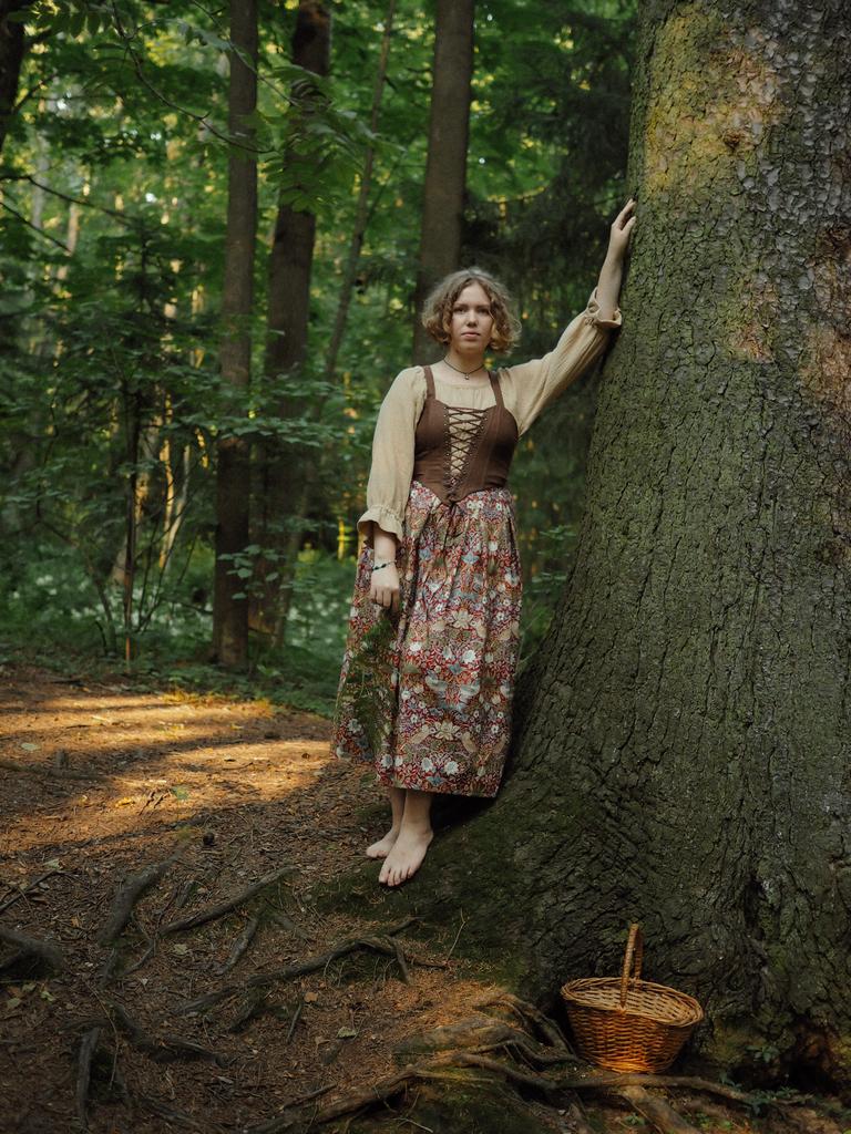 Юбка «Манящая даль» – Земляника Красная