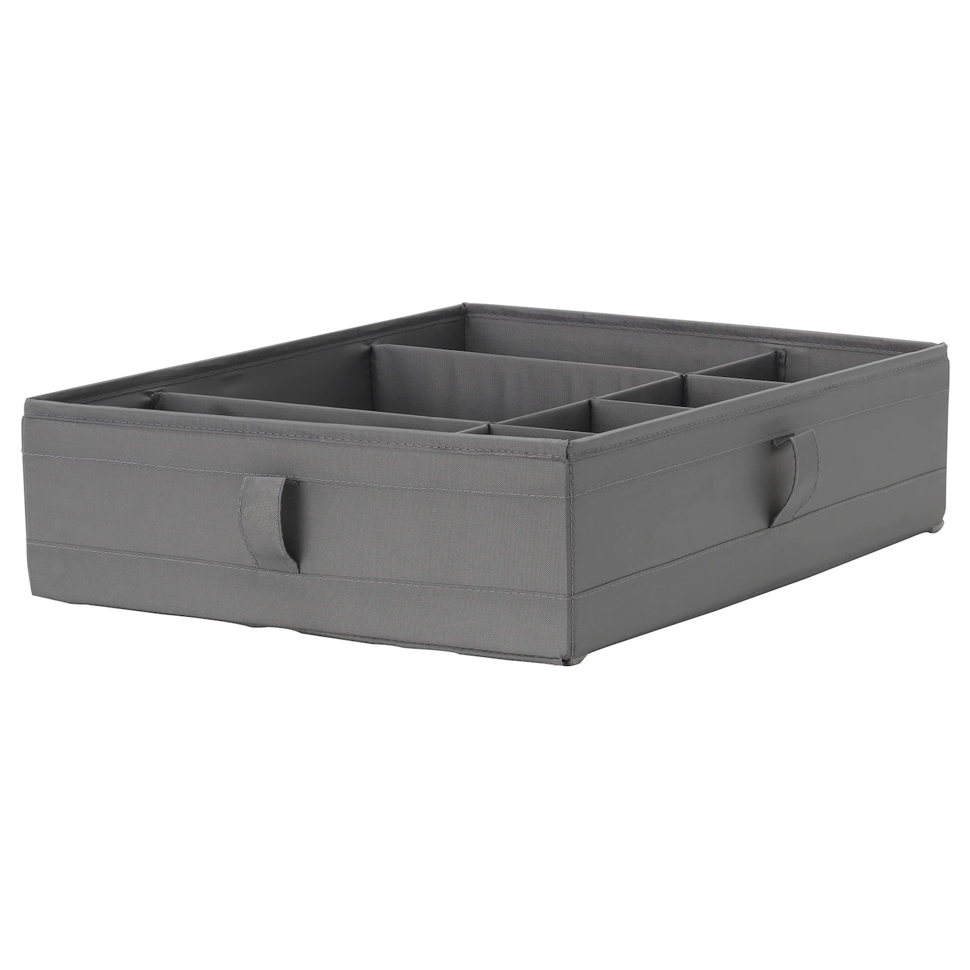 SKUBB IKEA Bölməli qutu, tünd-boz 44x34x11 sm.