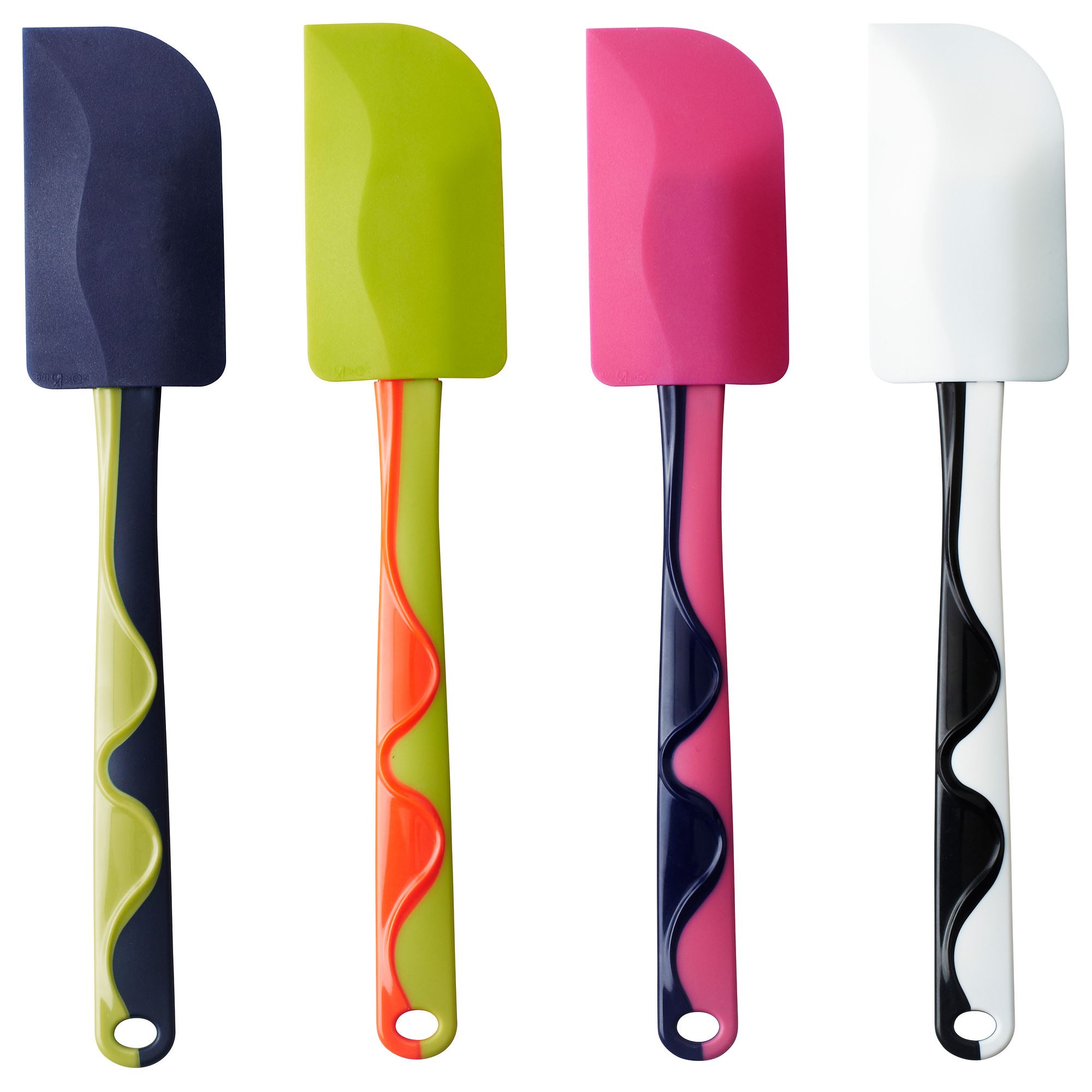 GUBBRORA IKEA ГУББРОРА Spatula, yaşıl/çəhrayı/göy/ağ