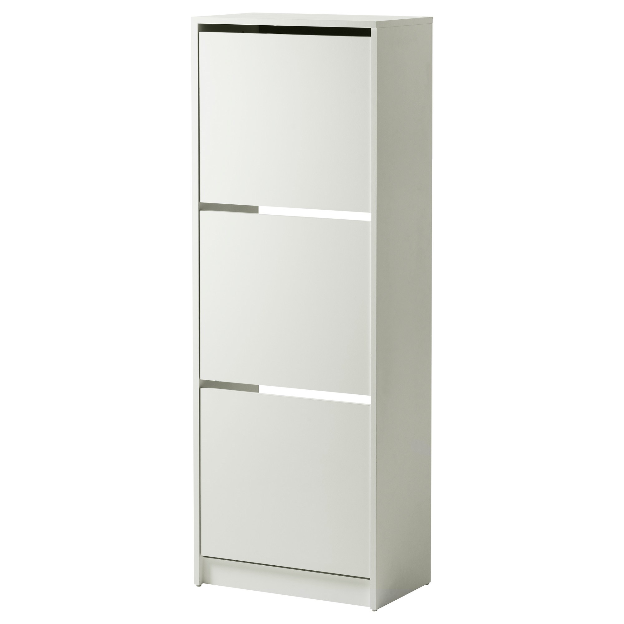 BISSA IKEA Ayaqqabı dolabı, ağ, 49x28x135 sm.