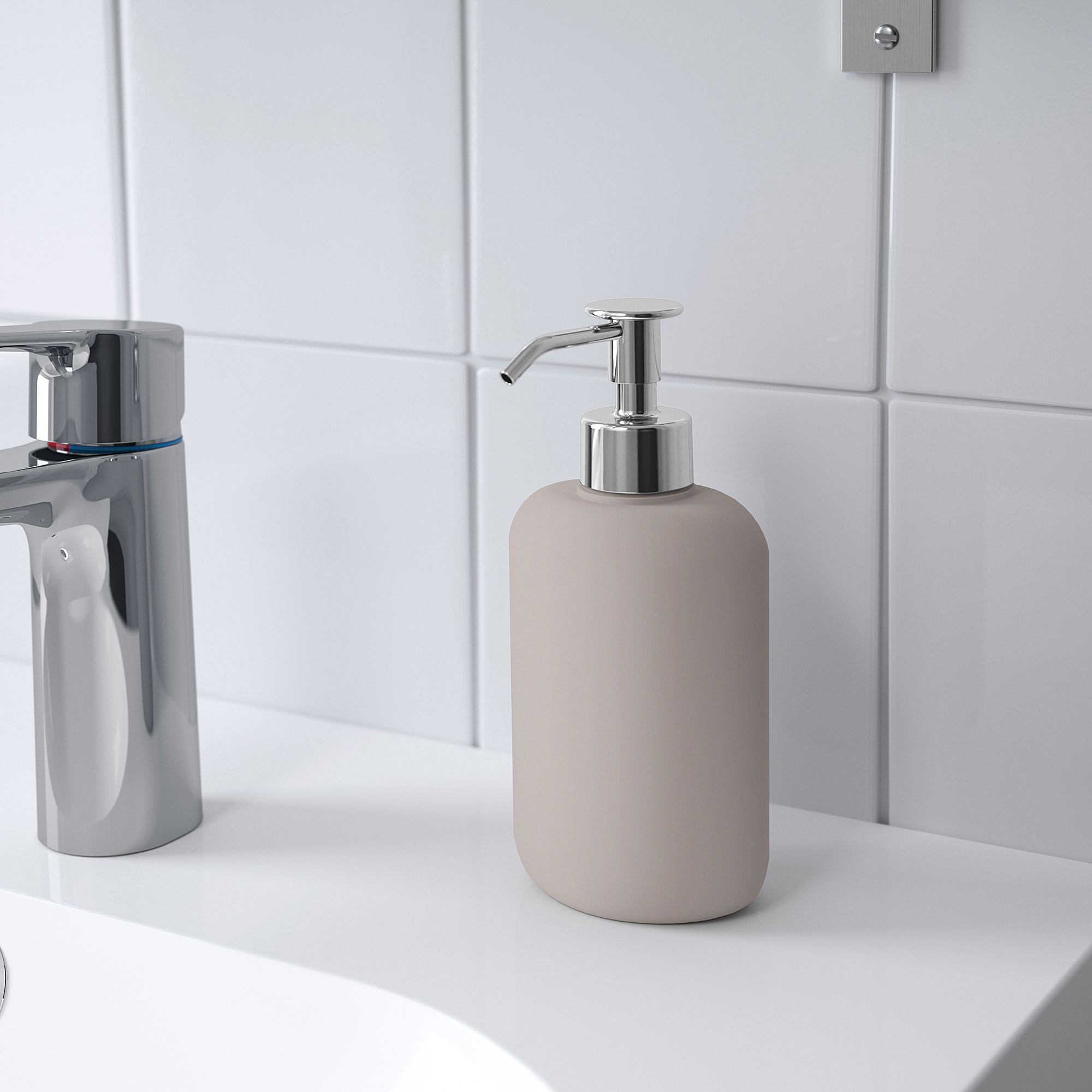 EKOLN IKEA ЭКОЛЬН Maye sabun üçün dozator, bej