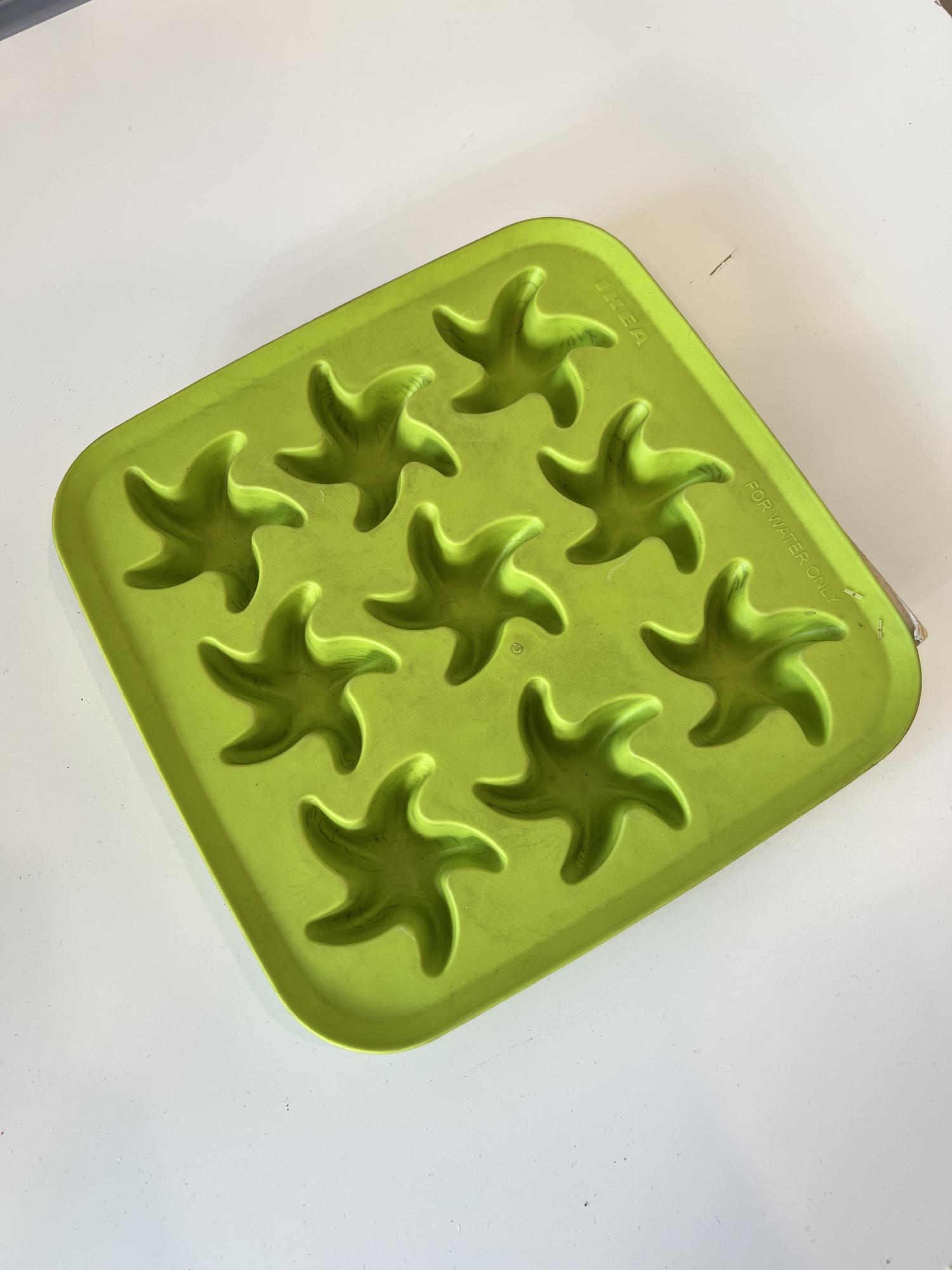 PLASTIS IKEA ПЛАСТИС Buz üçün forma, yaşıl (üzərində ləkələri var)