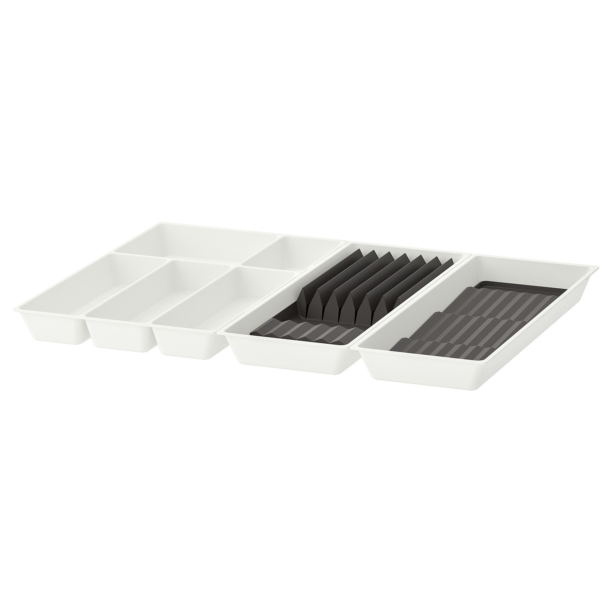 UPPDATERA IKEA Çəngəl-bıçaq üçün lotok, ağ, 72x50 sm/bıçaq üçün lotok/ədviyyat qabı