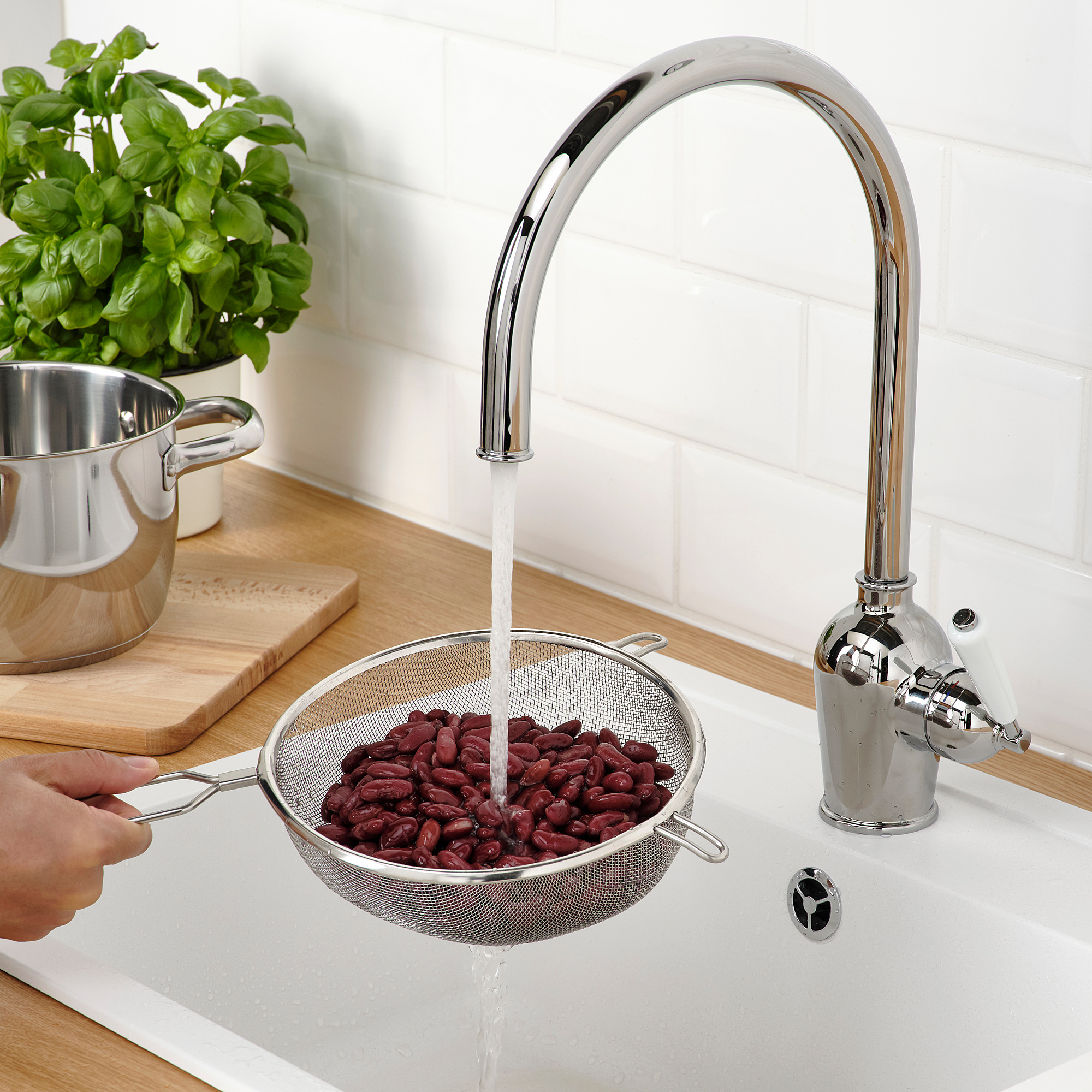 IDEALISK IKEA Süzgəc, paslanmaz polad, 15 sm