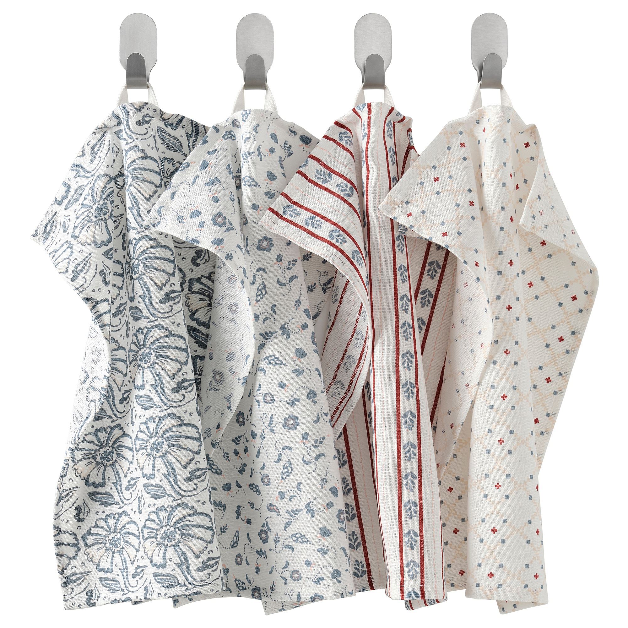 INAMARIA IKEA Çay dəsmalı, fərqli rənglər, 30x40 sm, 4 ədəd