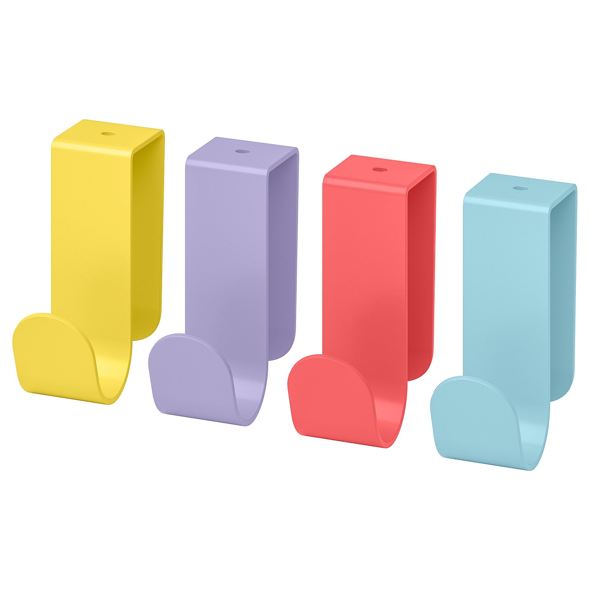 LATTHET IKEA Qarmaq, fərqli rənglər, 4 ədəd