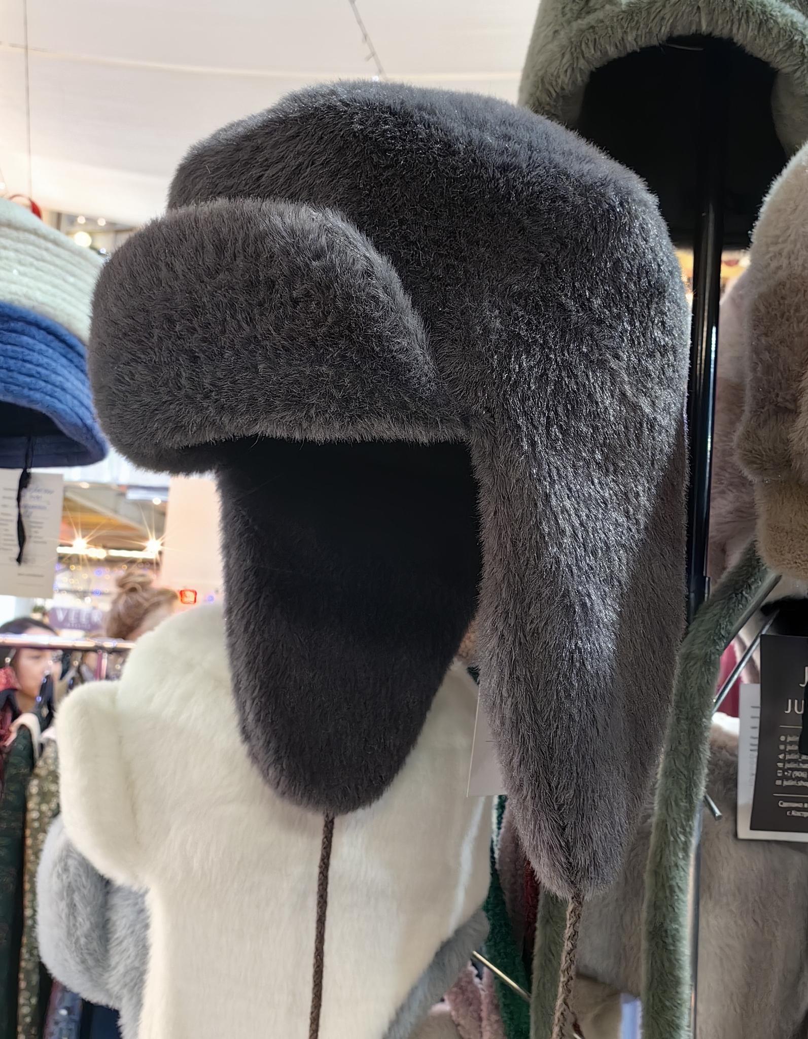 Ушанка из альпаки