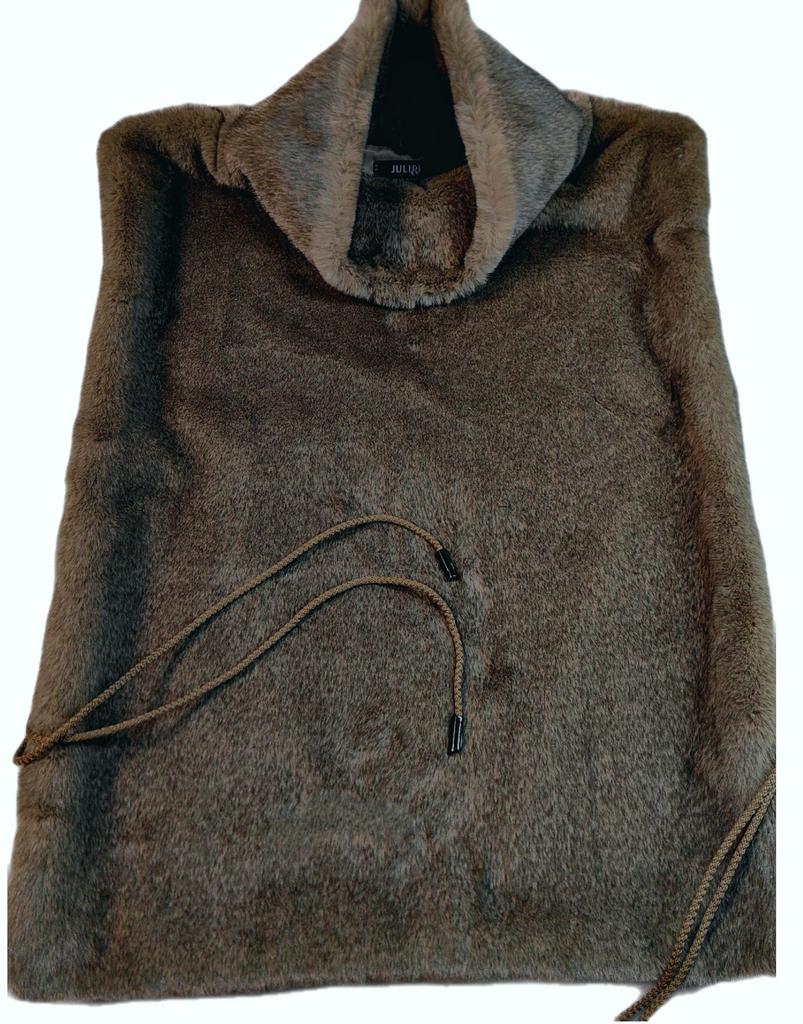 Манишка из эконорки, цвет орех