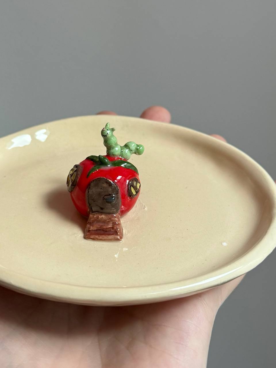 блюдце "томатный домик"