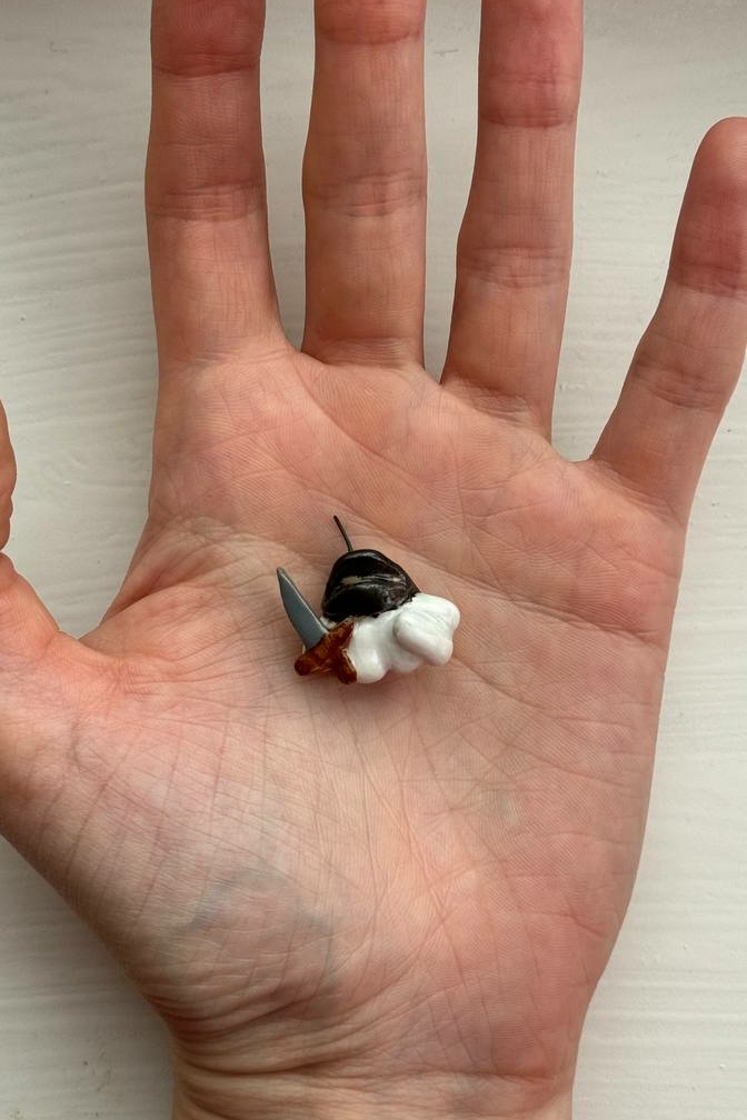 подвеска зверь-рыцарь белый2