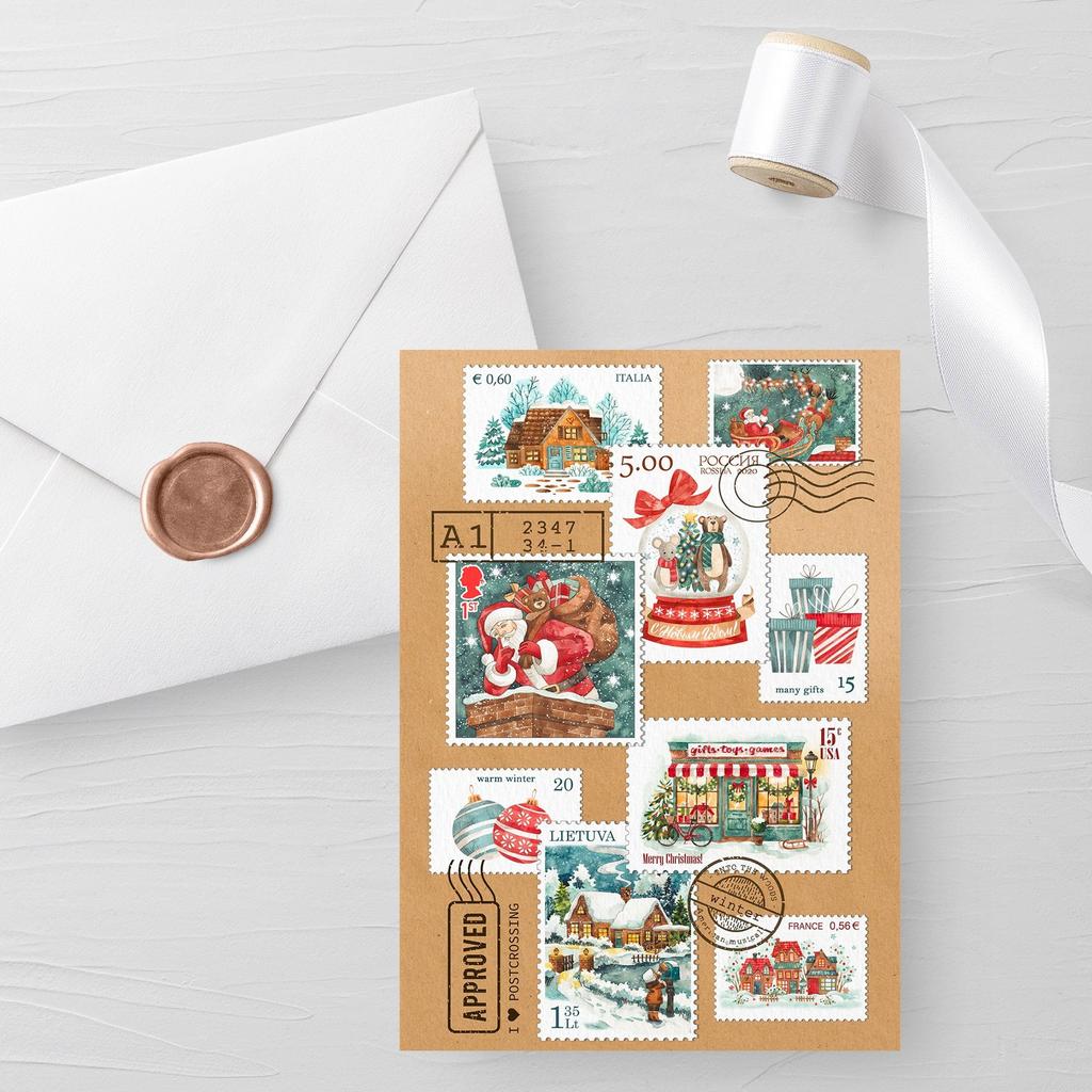 "Новогодние марки"