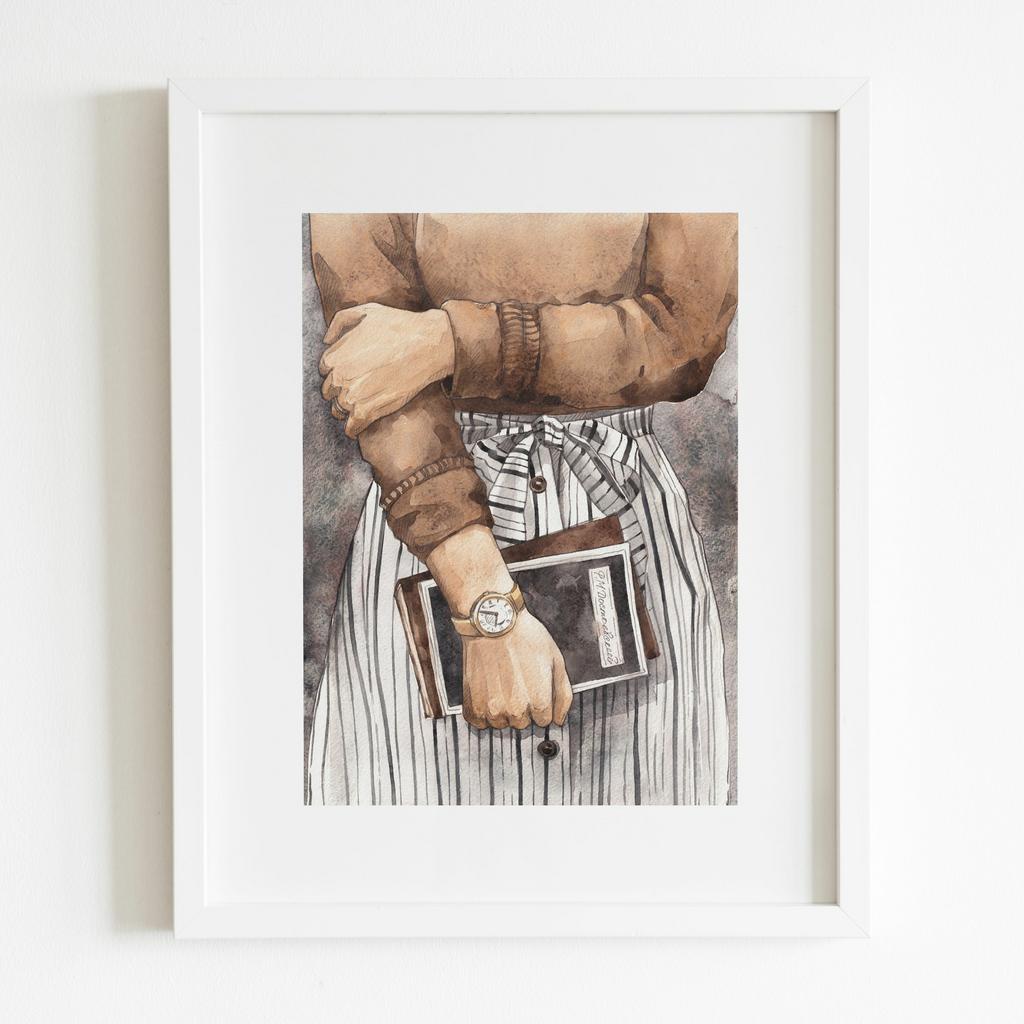 "С книгой в руках"