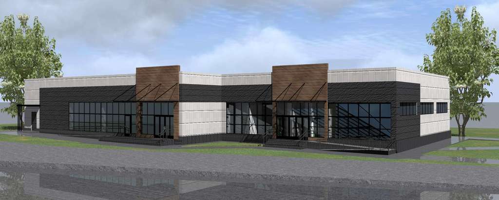 №103. Проект магазина (торговый центр), 1 эт.,  1036 м2