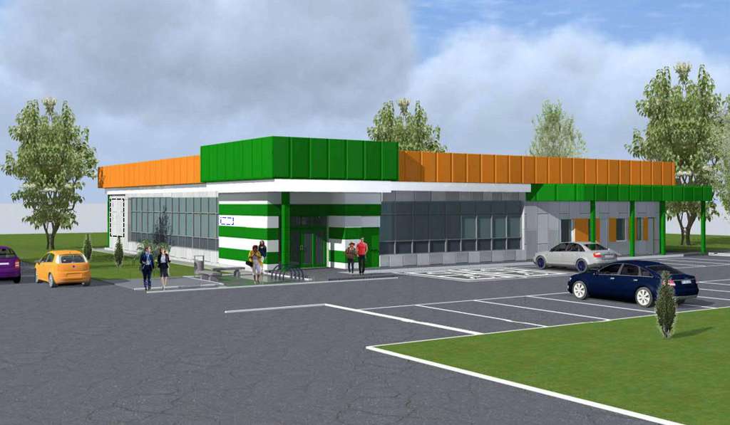 №501. Эскизные проекты:  15 Магазинов (торговые центры), 1-2-эт. , 500-1450 м2