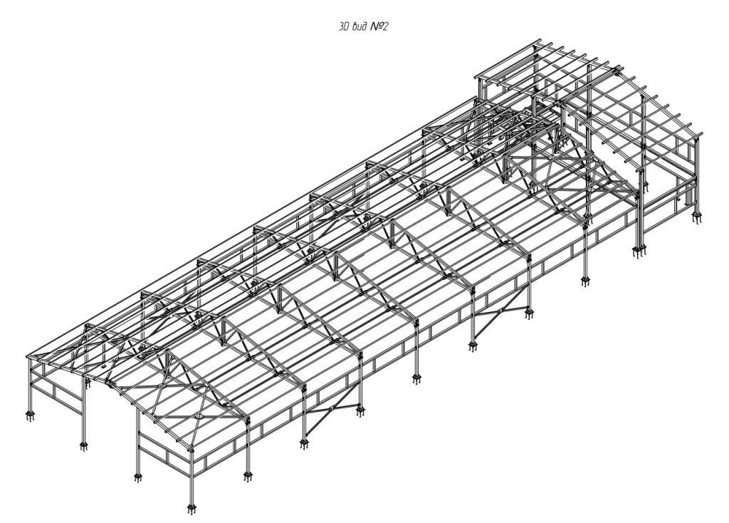 №403. Проект рабочая документация КМ здания, 1-2 эт.  1059 м2, форматы Автокад+ПДФ, чертежи КМ