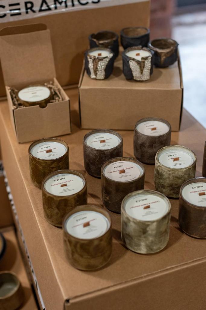 Ароматическая соевая свеча