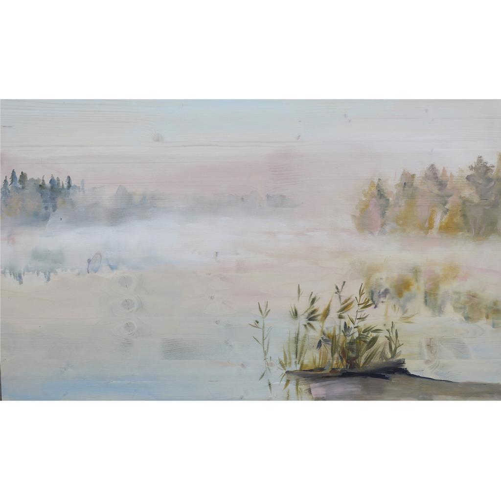 Туман на озере