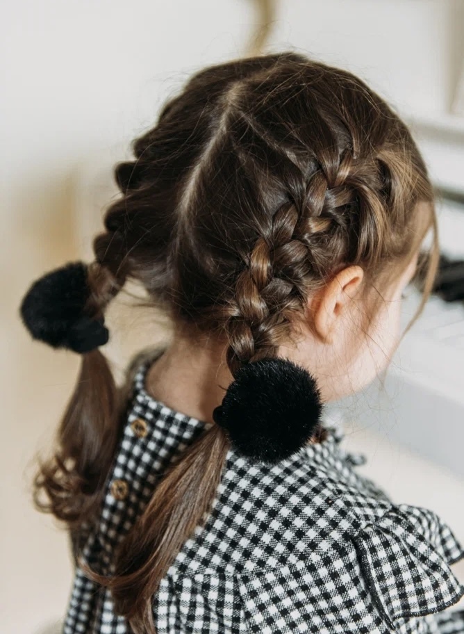 Резинка для волос "Fluffy" цвет: черный