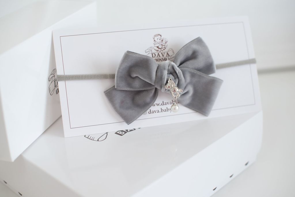 Повязка "Silver Bear" цвет: серый