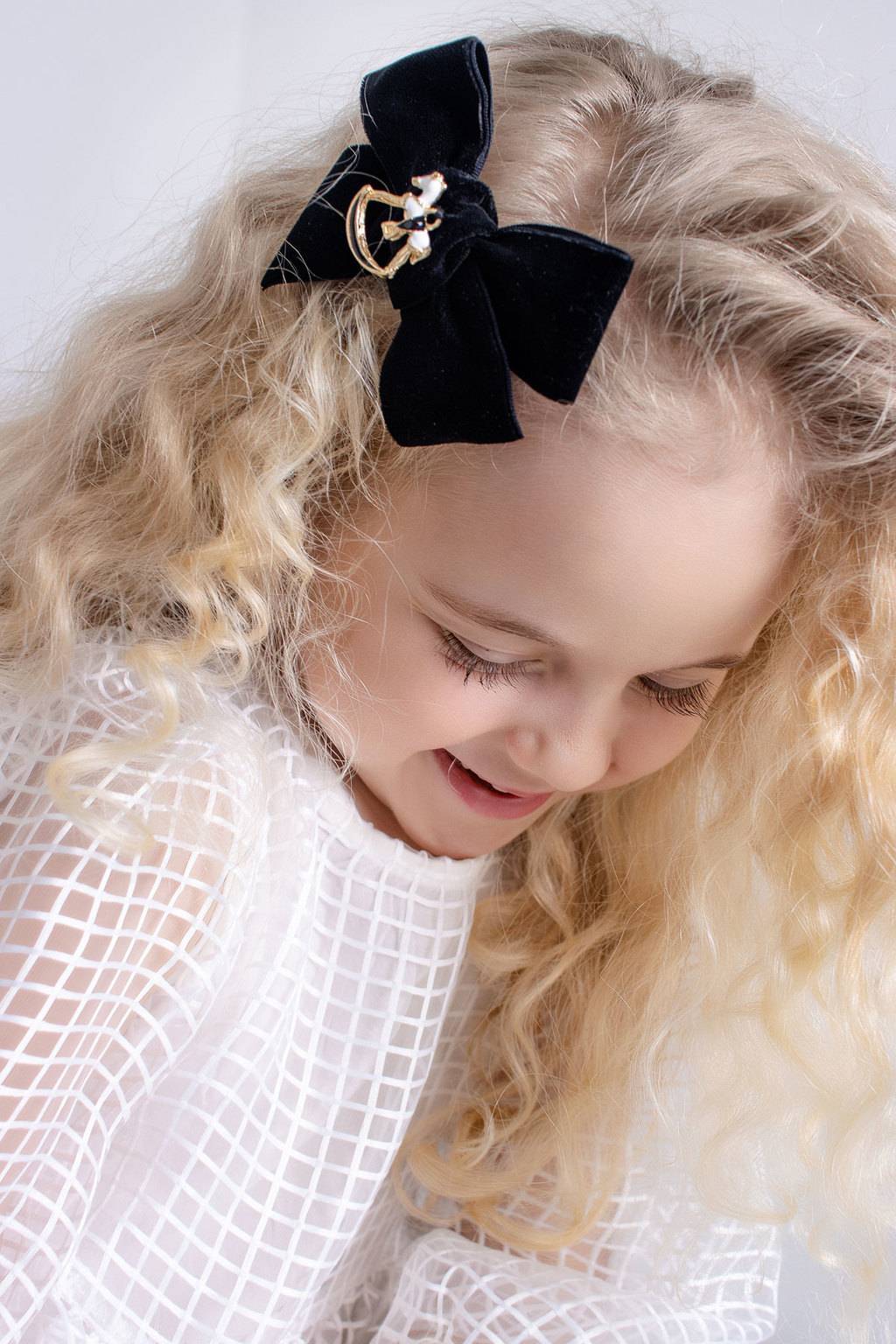 Заколка "Сказка" цвет: черный