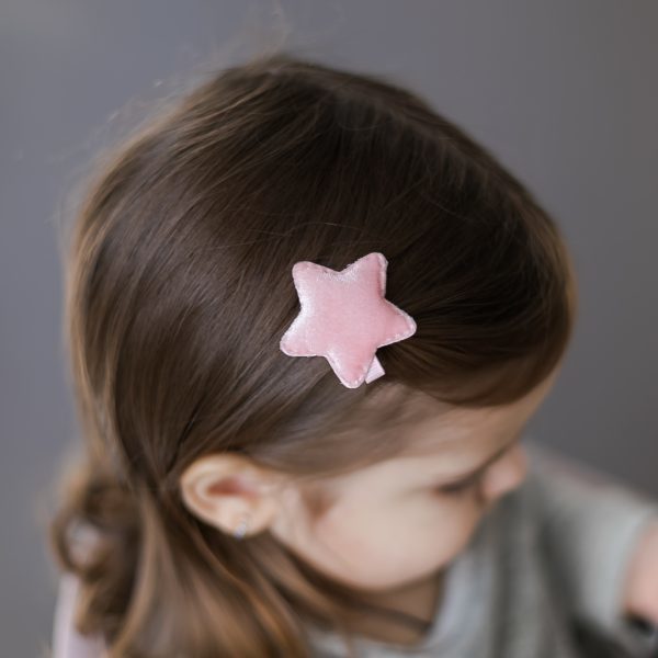 Заколка "Звездочка" цвет:  розовый