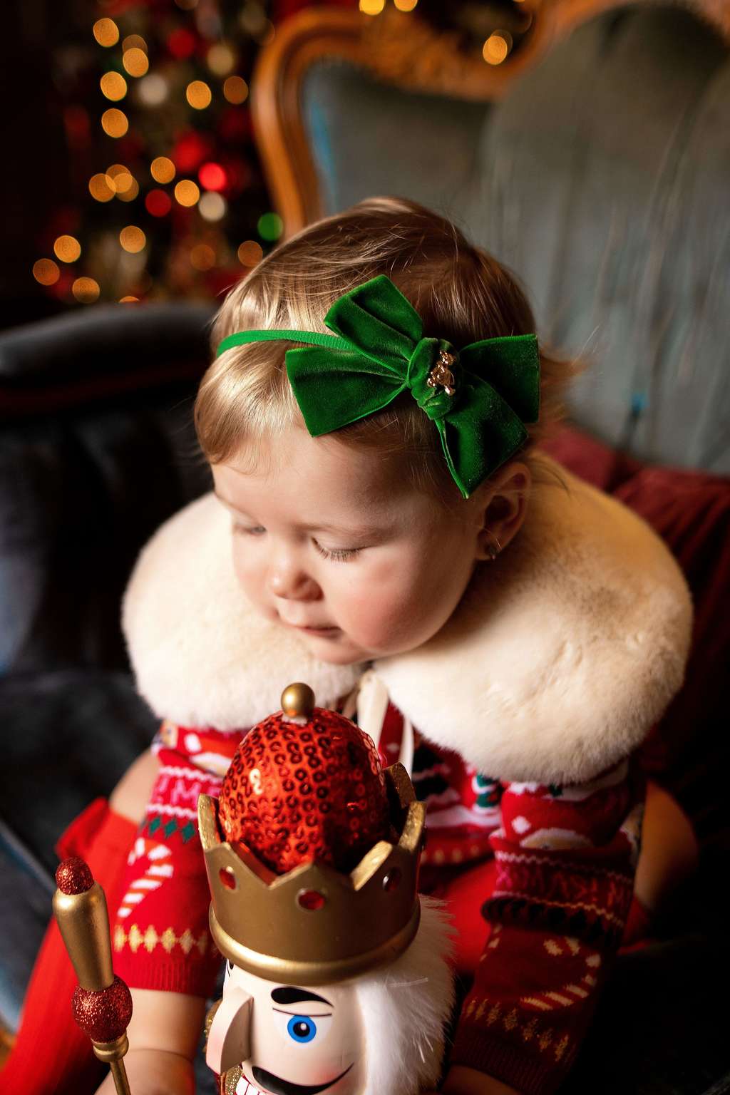 Повязка "Золотой мишка" цвет:  зеленый