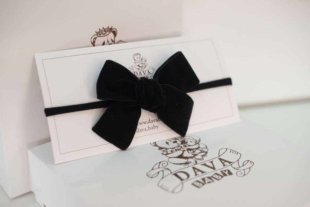 Повязка "Бантик  BOW" цвет: черный