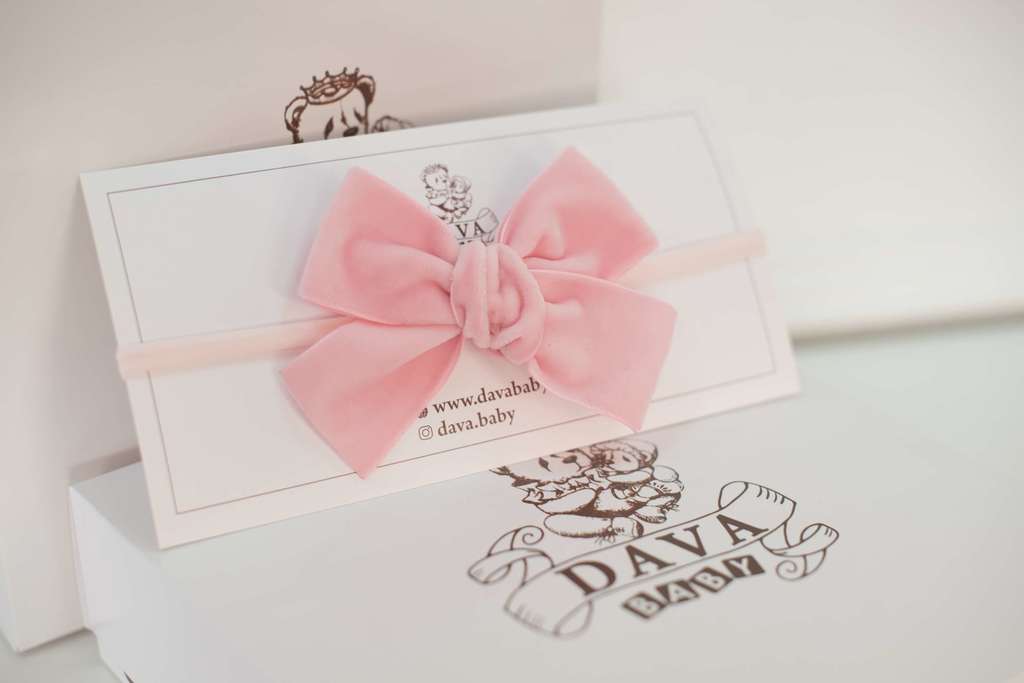 Повязка "Бантик  BOW" цвет: розовый