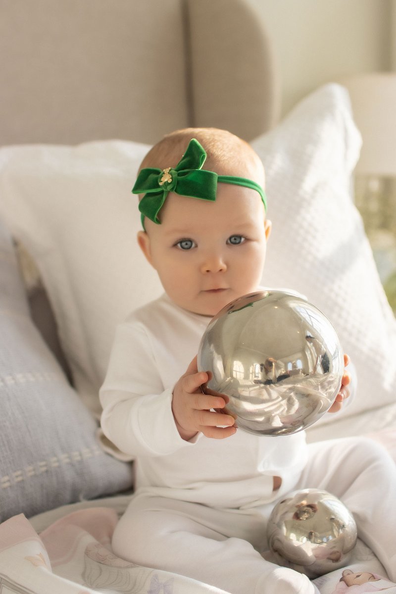 Повязка "Золотой мишка"  mini цвет: зеленый