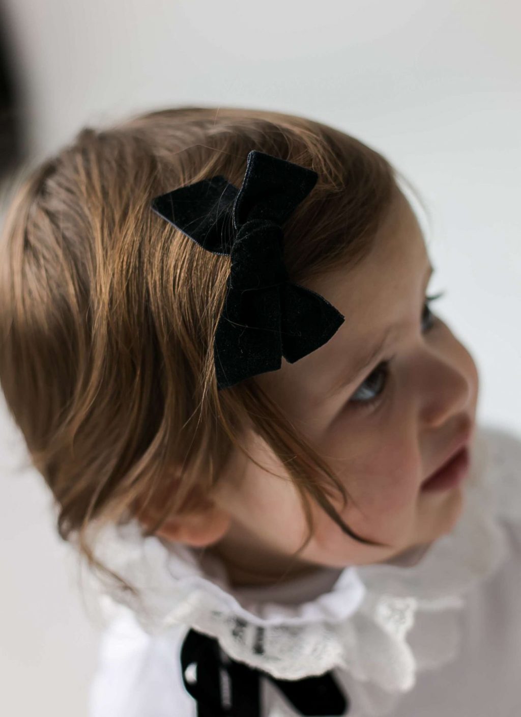 Заколка "Бантик mini" цвет: черный