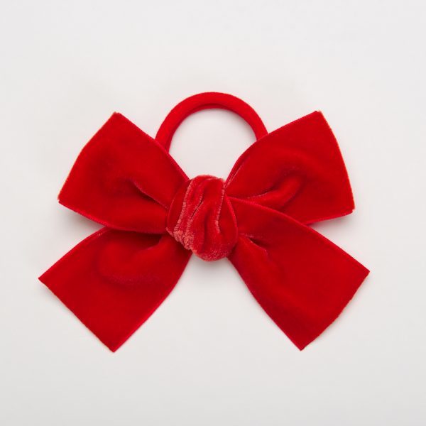 Резинка "Бантик BOW" цвет: красный