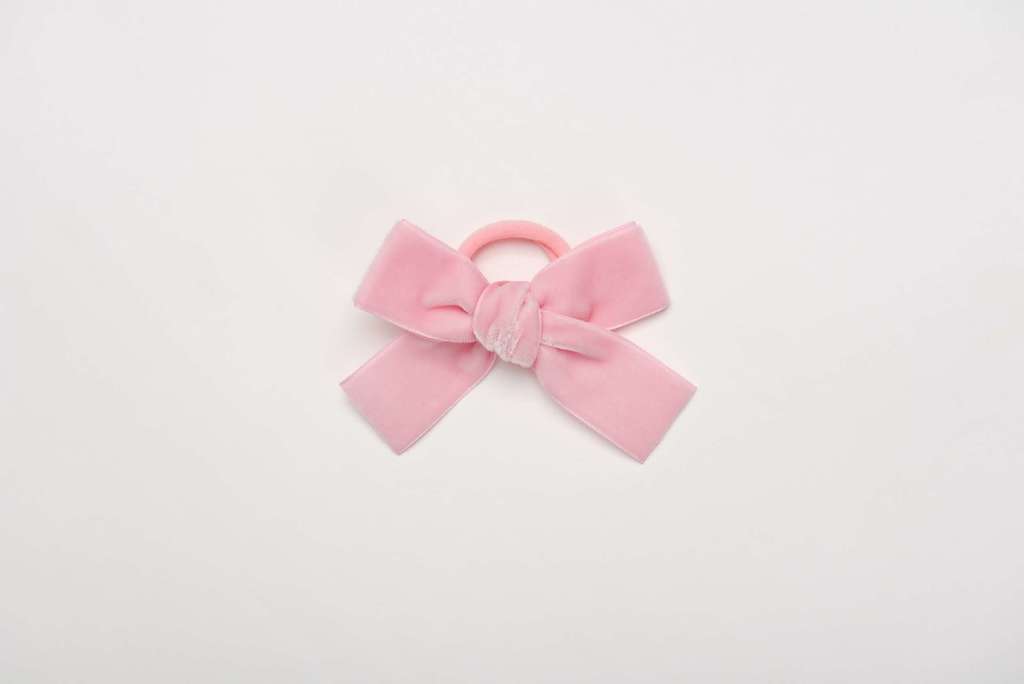 Резинка "Бантик mini" цвет: розовый