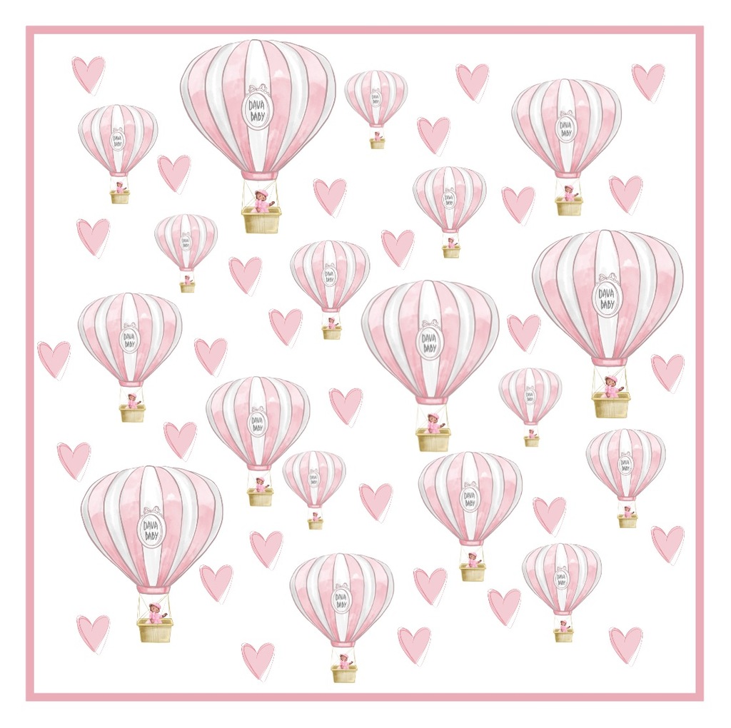 Шелковый платок "Воздушные шары"