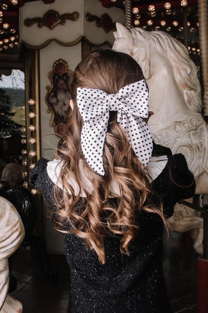 Бант на заколке «Monro/White»