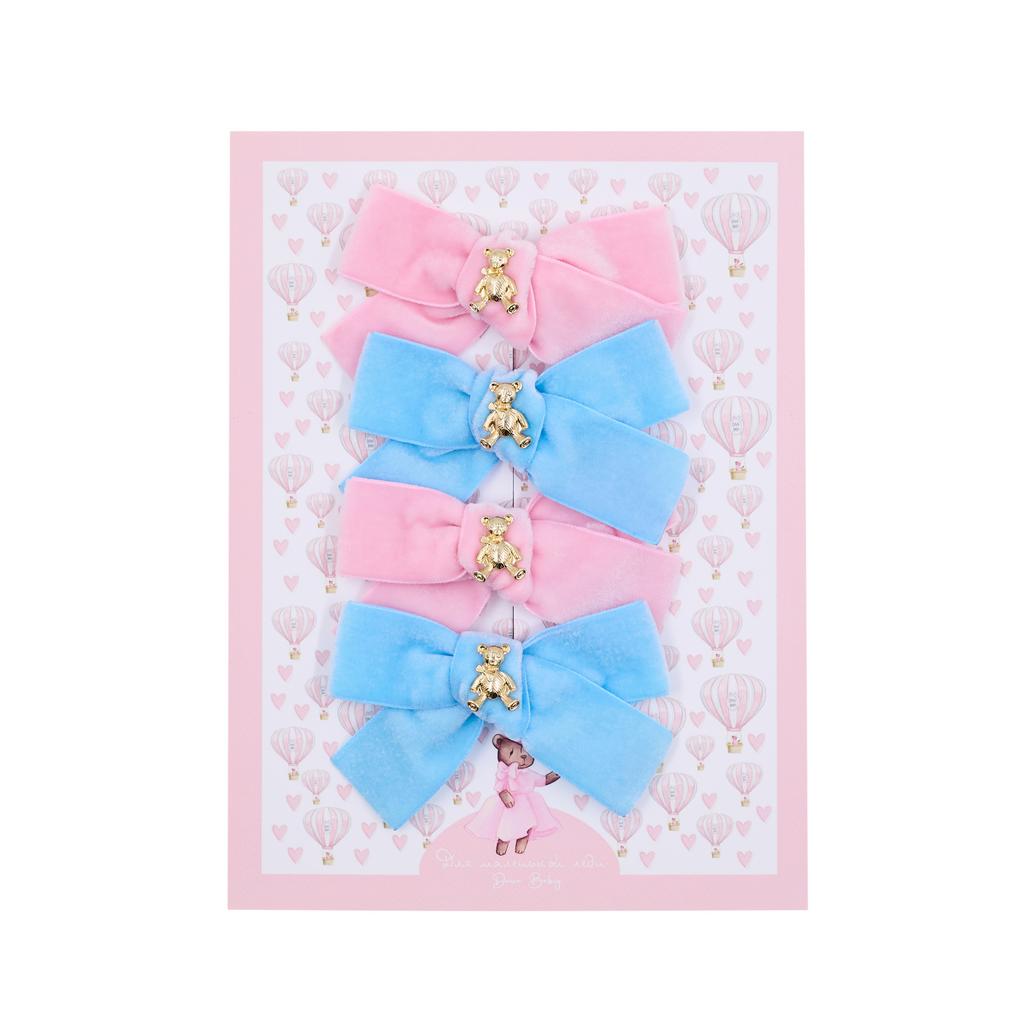 Набор заколок "Золотой мишка mini" color 02