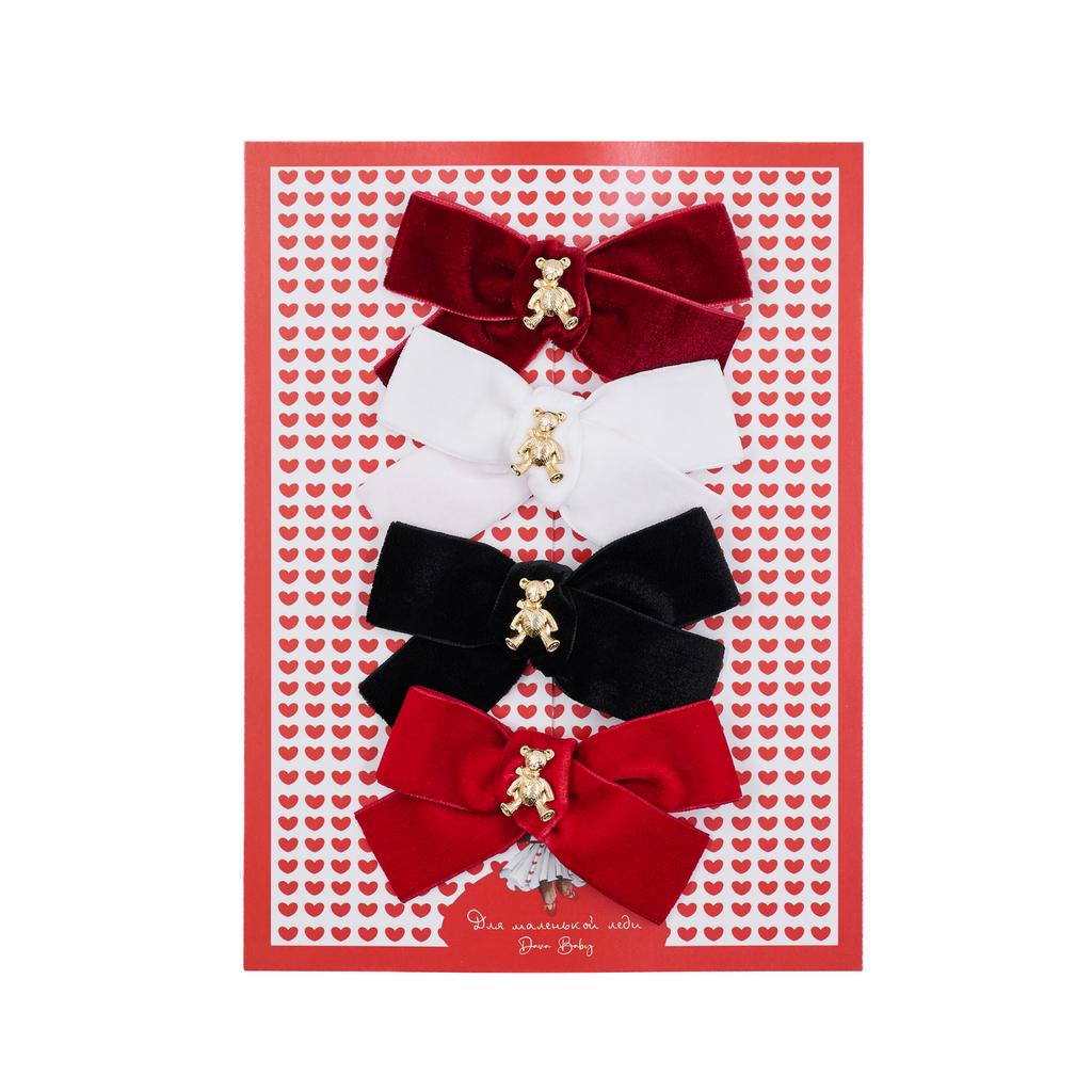 Набор заколок "Золотой мишка mini" color 03