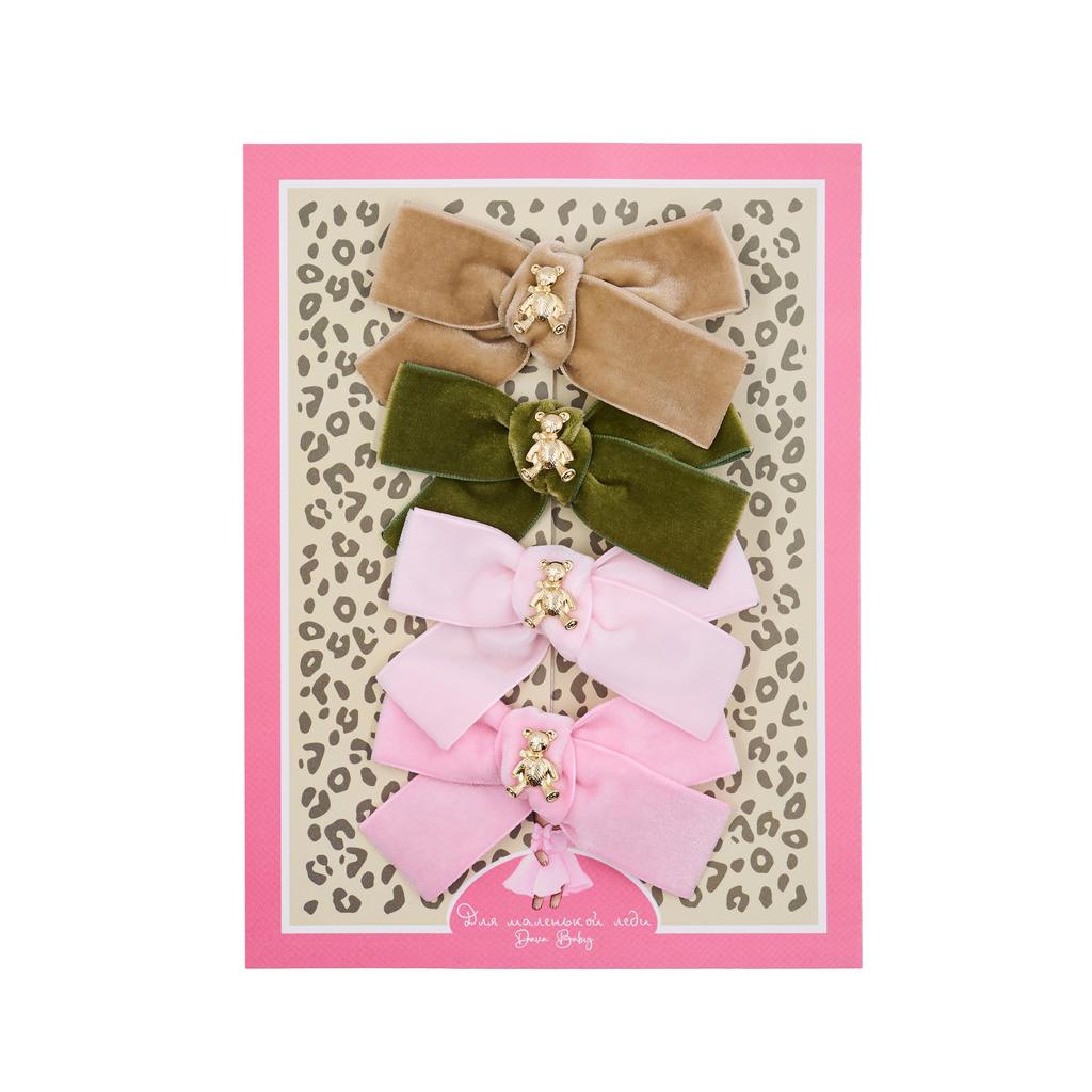 Набор заколок "Золотой мишка mini" color 09