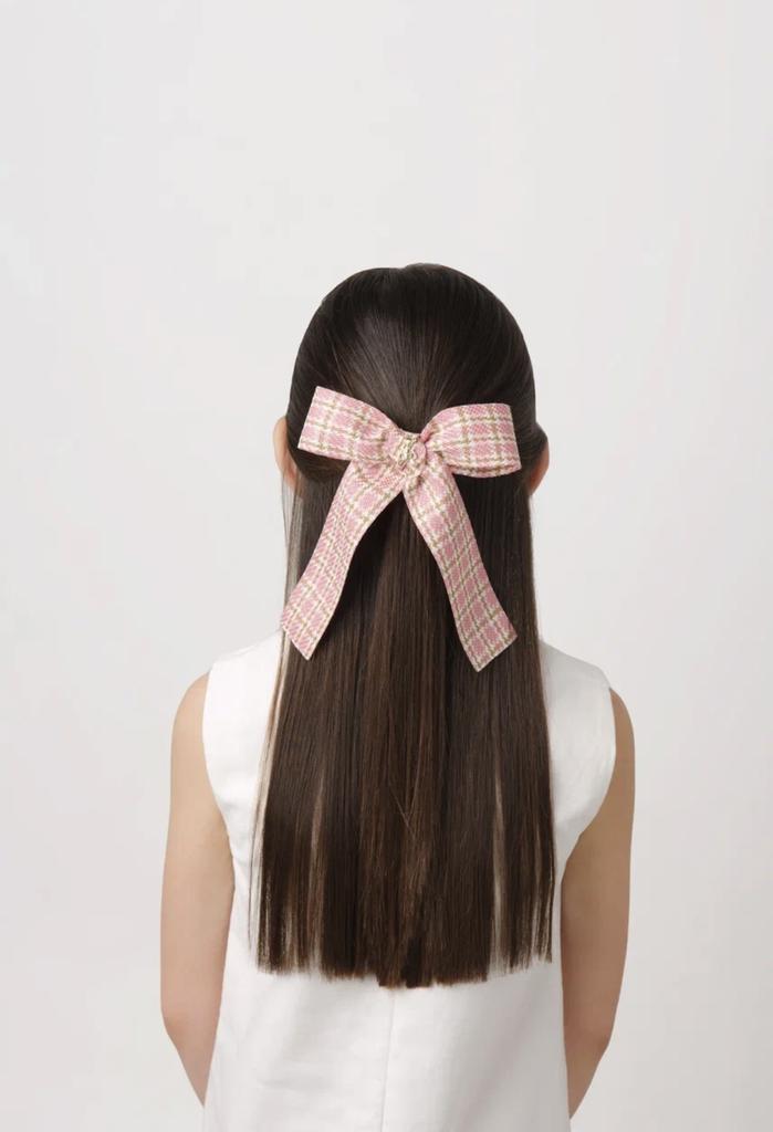 Заколка "Scotland" цвет: розовый