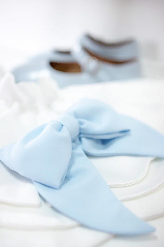 Бант на заколке «Varvara», цвет: голубой