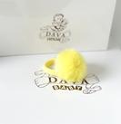 Резинка для волос "Fluffy" цвет:лимонный