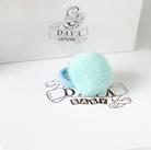 Резинка для волос "Fluffy" цвет: мятный